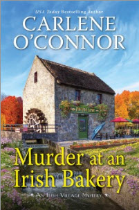 Hold a copy of Murder at an Irish Bakery