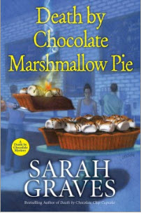 Hold a copy of Death by Chocolate Marshmallow Pie