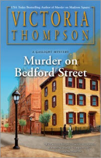 Hold a copy of Murder on Bedford Street