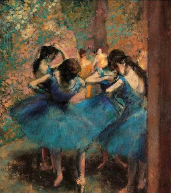 Les Danseuses Bleues by Edgar Degas