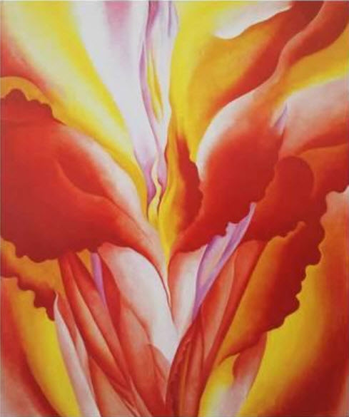 Red Canna by George O'Keeffe