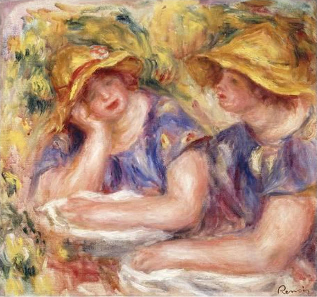 Les Deux Soeurs by Auguste Renoir